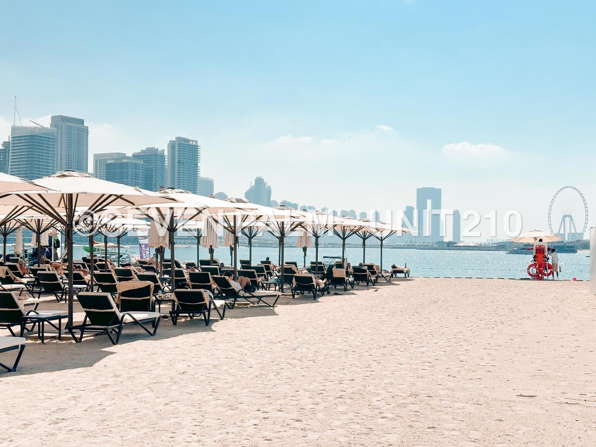 Luxus-Studio Mit Private Beach In Top-Lage, Meerblick & Infinity Pool! 두바이 외부 사진