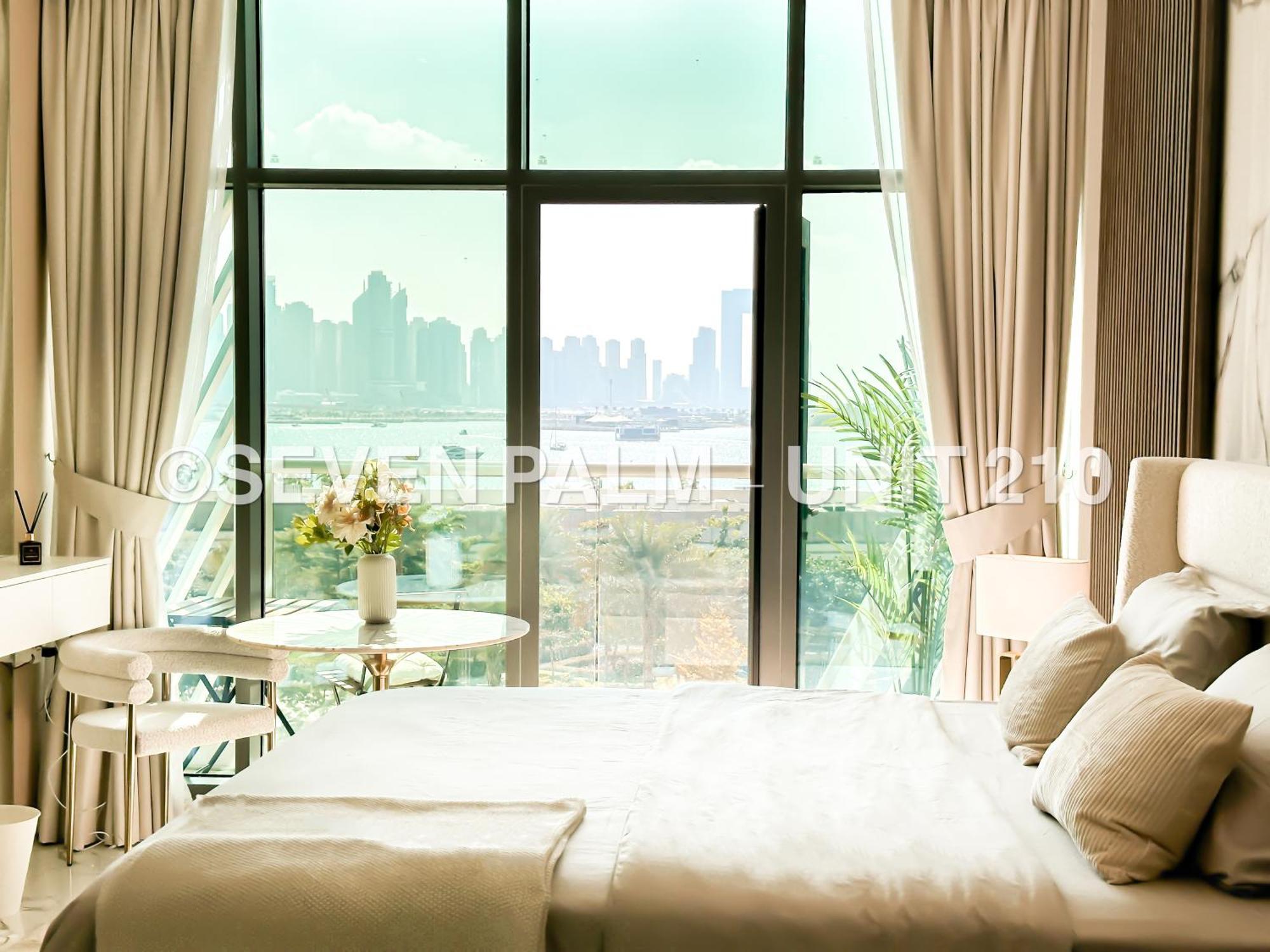 Luxus-Studio Mit Private Beach In Top-Lage, Meerblick & Infinity Pool! 두바이 외부 사진