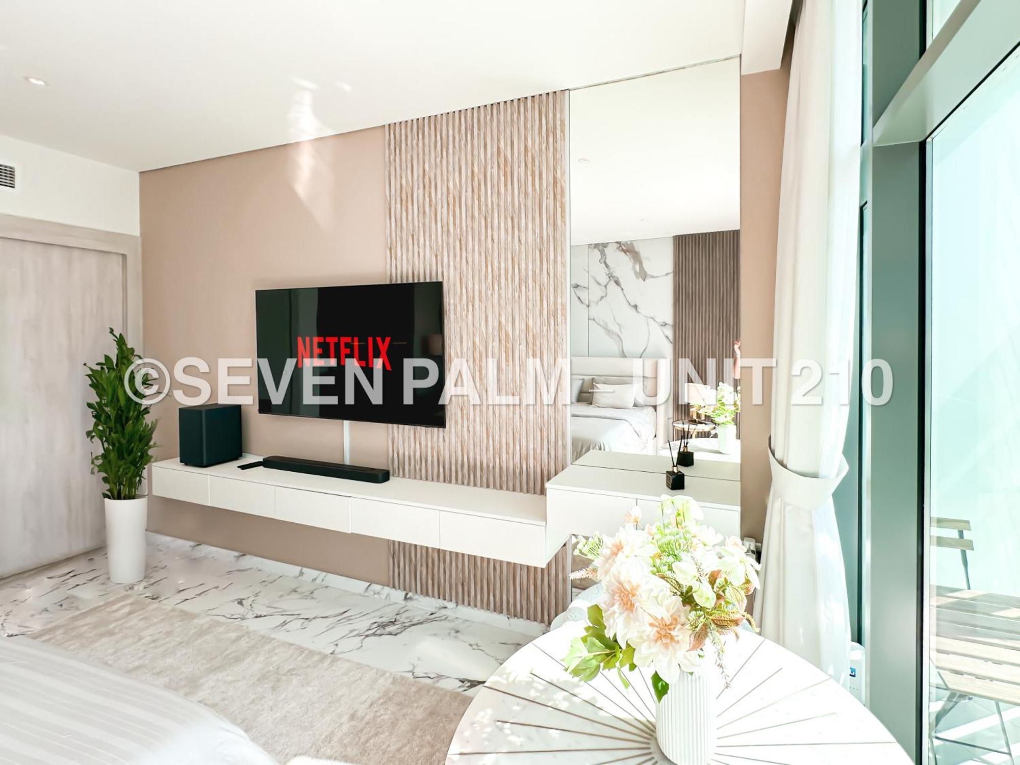 Luxus-Studio Mit Private Beach In Top-Lage, Meerblick & Infinity Pool! 두바이 외부 사진